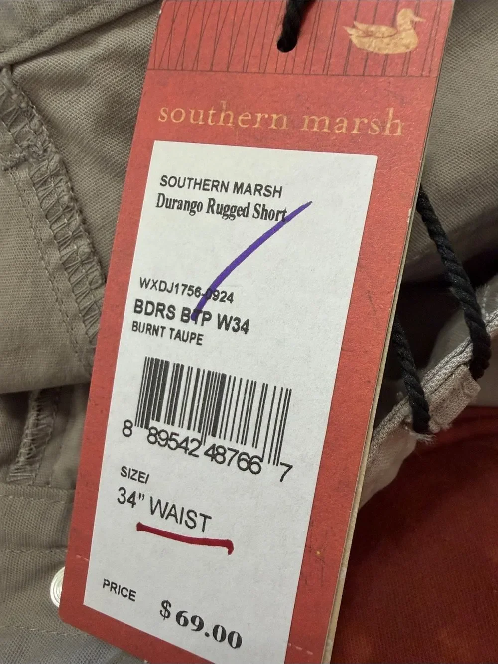 Southern Marsh Durango Rugged shorts